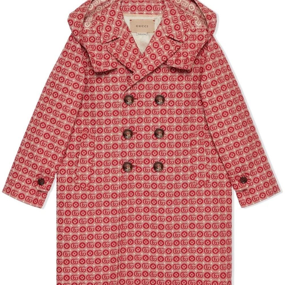 Brand new with tags Kids' Double G Double-breasted Coat size 6